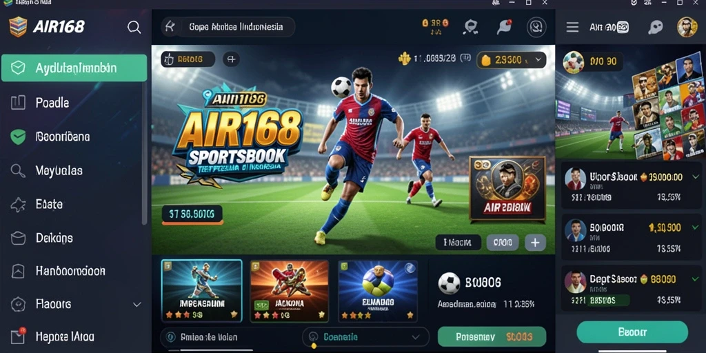 Tampilan gameplay Sportsbook yang menarik dan interaktif.