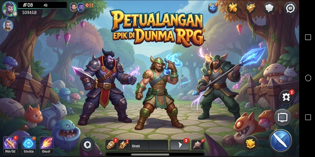 Gameplay F08 menampilkan aksi seru di dunia RPG yang menakjubkan.