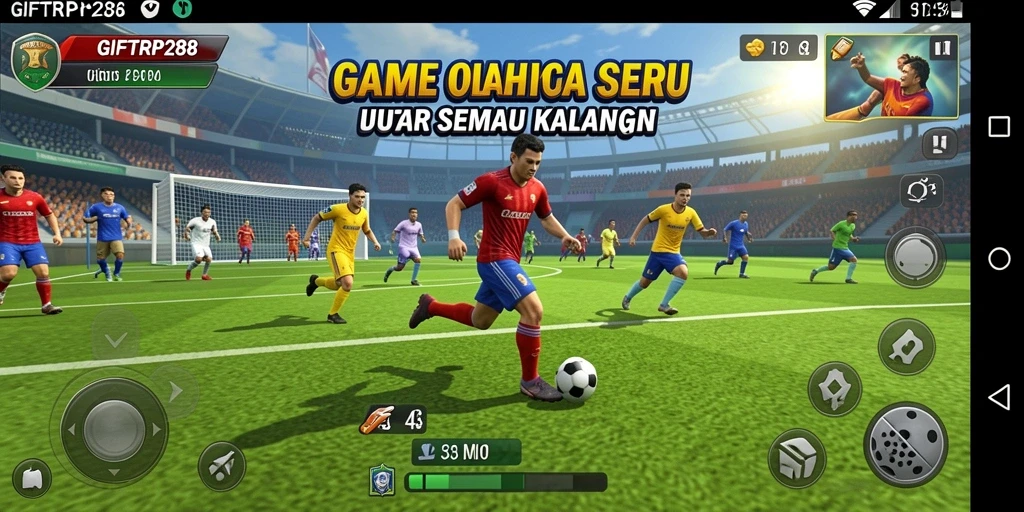 Tampilan gameplay seru dari GIFTRP288 dengan berbagai cabang olahraga.
