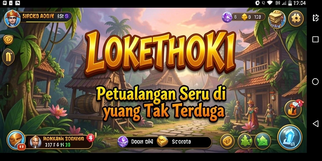 Screenshot LOKETHOKI menampilkan gameplay menarik dalam suasana petualangan.