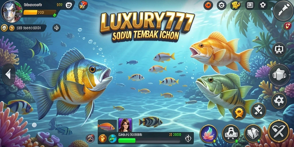 Gameplay seru dari LUXURY777 dengan grafis ikan yang menakjubkan.