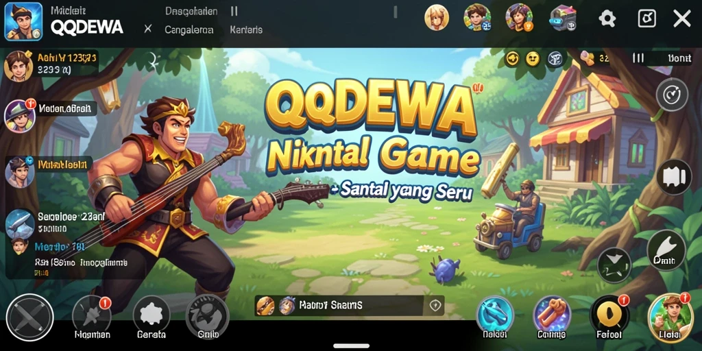 Tampilan gameplay QQDEWA yang menarik dan menyenangkan.