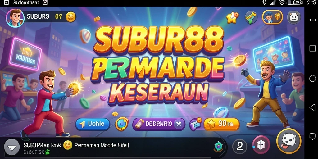 Screenshot SUBUR88 menampilkan aksi seru dalam permainan Arcade yang menantang.